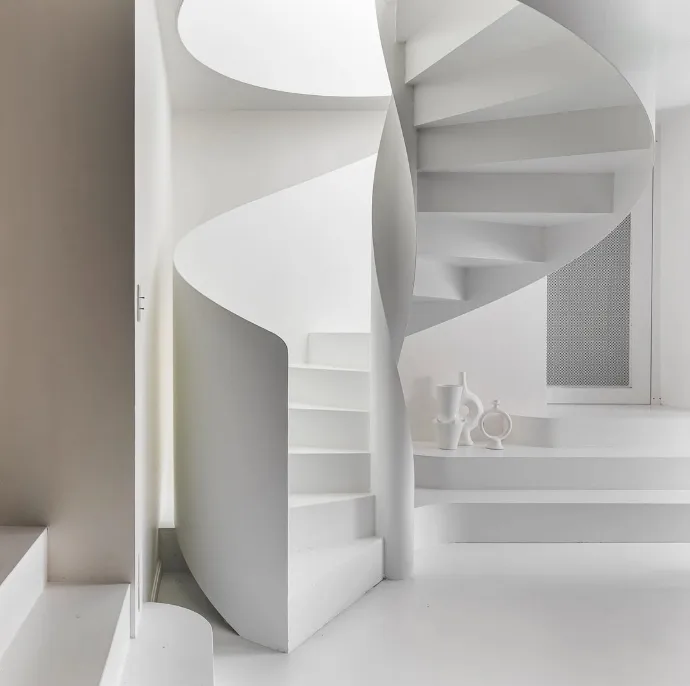 Escalier métal design architectural Hauria