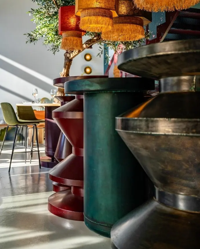 Mobilier décoratif acier