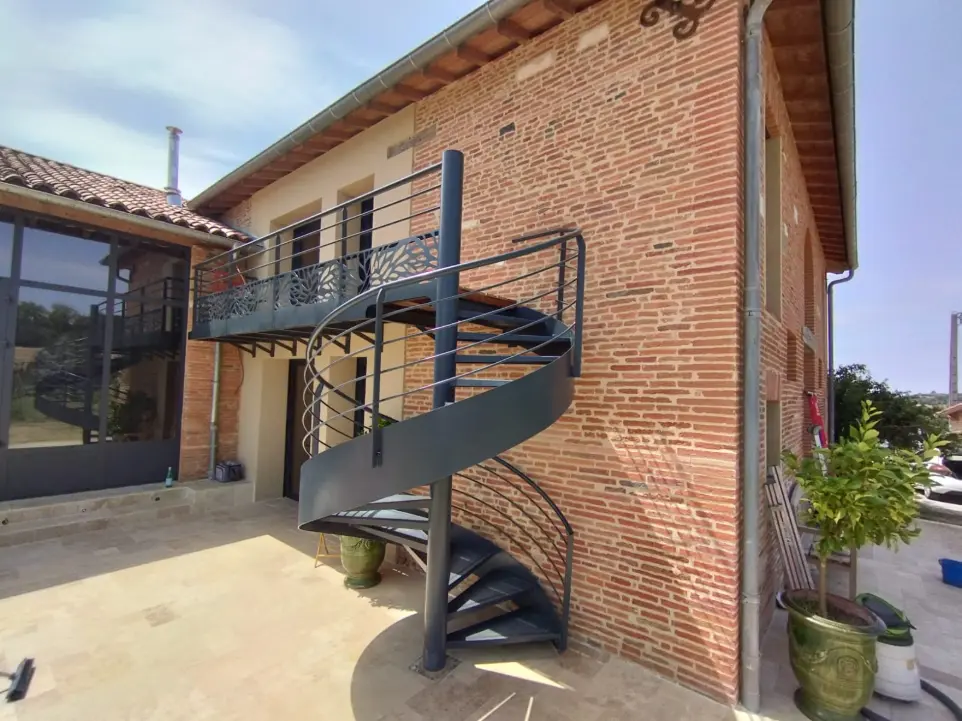 Escalier métal Hauria