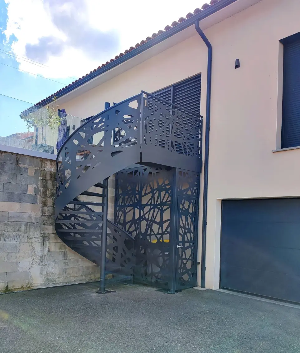 Escalier métal Hauria