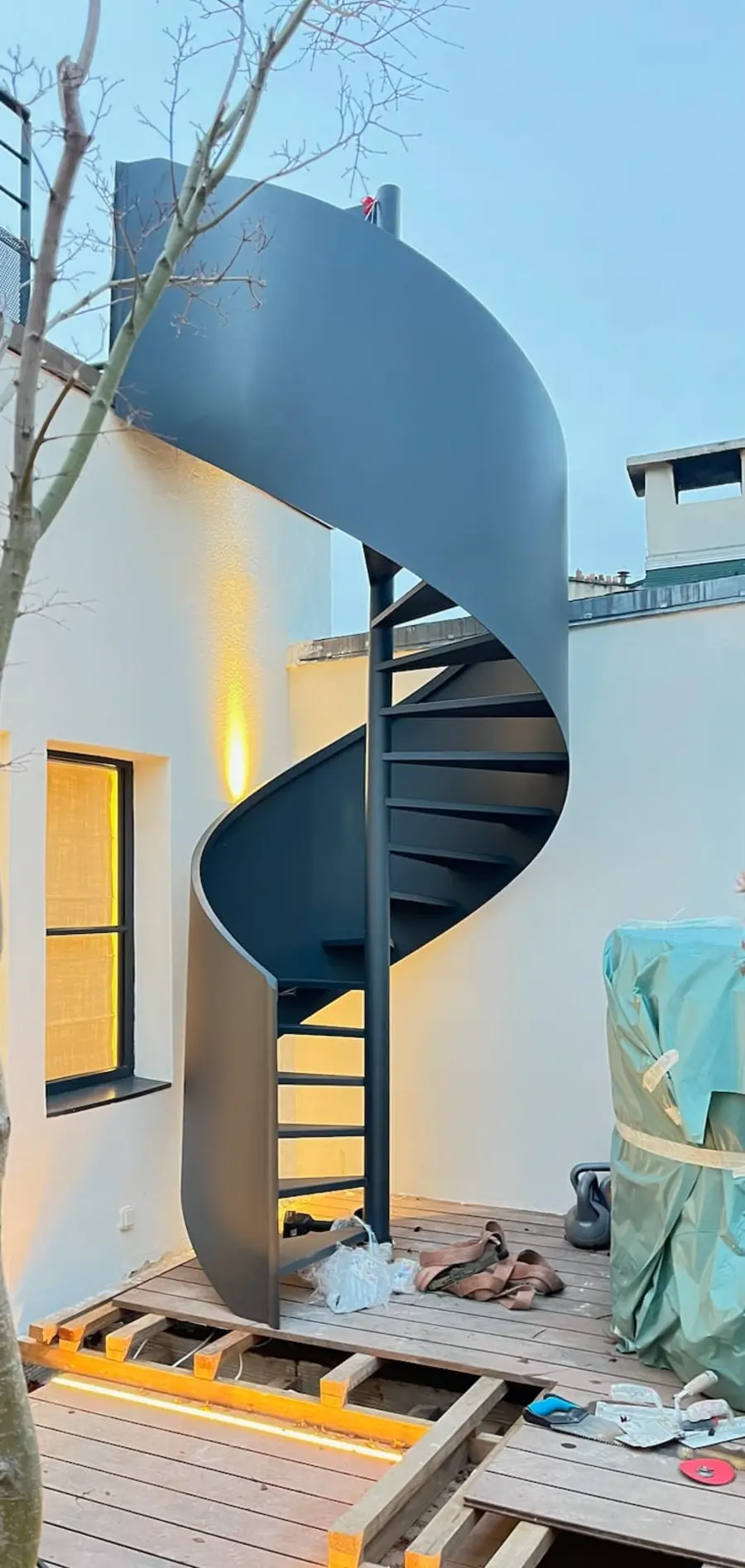 Escalier métal Hauria