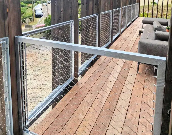 Garde corps filet Hauria